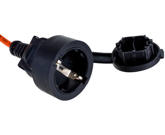 Удлинитель шнур Партнер-Электро GardenLine на рамке с/з ПВС 3х0,75 10A 30м IP 44 US204B-130OR – изображение 4