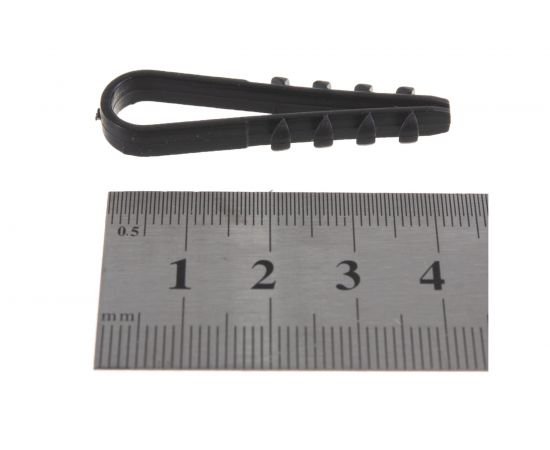 Дюбель-хомут ПЭМИ 5-10 для кругл. кабеля, черный 100 шт. X7902788 – изображение 4