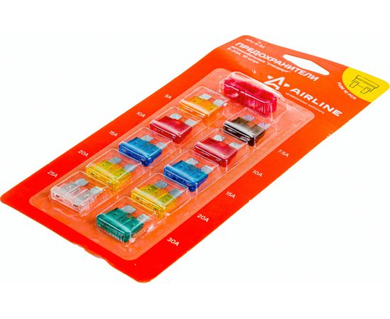 Предохранители "стандарт" в блистере 10шт 5-30А Airline AFU-S-03 – изображение 4