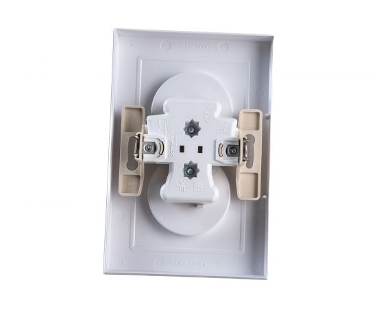 Розетка Schneider Electric 2-м ATLAS DESIGN без заземления, 16А, в сборе, жемчуг ATN000420 1240272 – изображение 5