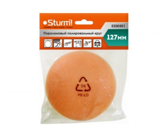 Круг поролоновый полировальный Sturm 5200501 – изображение 5