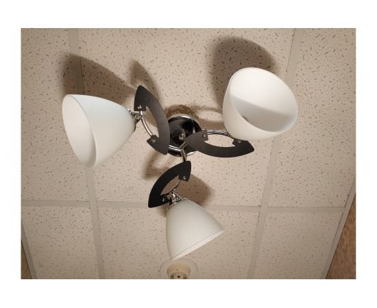 Люстра JUPITER LIGHTING N01-1715/3 хром, венге-3х60W E27 230V N01-1715 – изображение 6