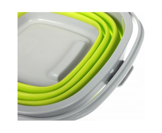 Складное ведро BRADEX квадратное, 10л, зеленое TD 0557 – изображение 7