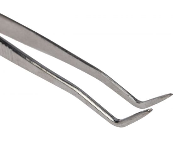 Пинцет (изогнутый, узкий, фиксатор, рифленый) 160мм REXANT 12-0358 – изображение 8