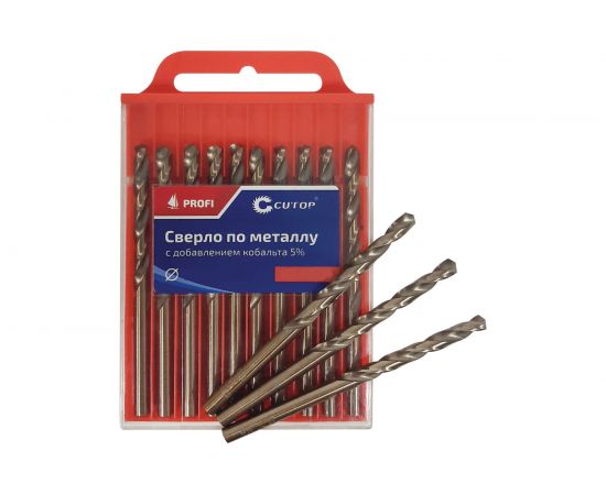 Сверло по металлу с кобальтом (10 шт; 2.3х27х53 мм) CUTOP 48-23-10 