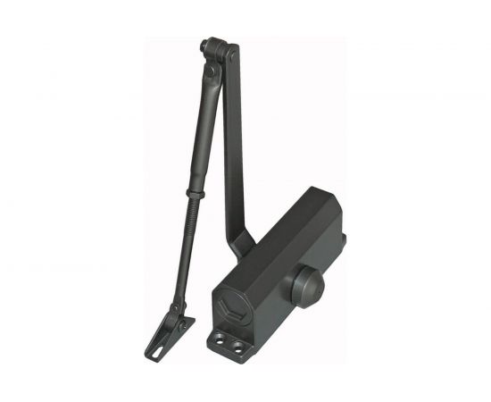 Дверной доводчик DORF 80 кг, черный RAL 9005 matt L8223_black 