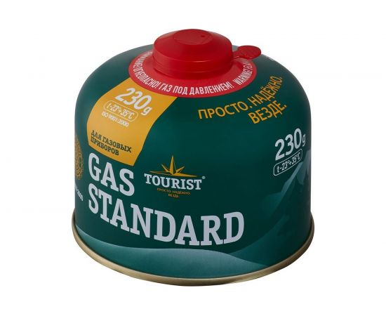 Газовый баллон TOURIST STANDARD резьбовой TBR-230 