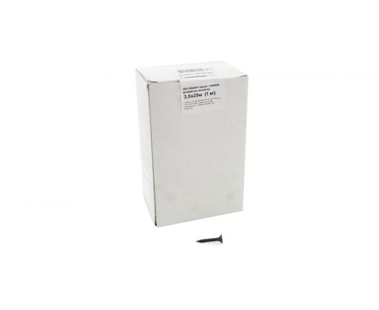 Саморез Крепежная техника черный 3,5х25 м 1 кг 540304 ВЕС 