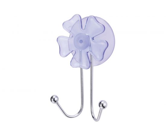 Двойной крючок Рыжий кот на присоске W2082G Цветок 311461 