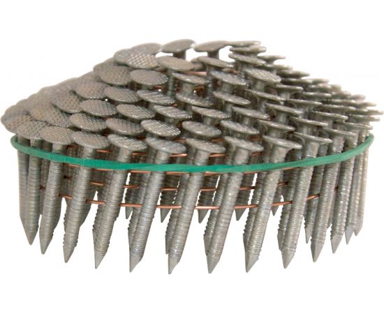 Кровельный барабанный гвоздь FOXWELD AERO c кольцевой накаткой 3,1 х 25 мм, лента 120 шт /C45/ 6774 