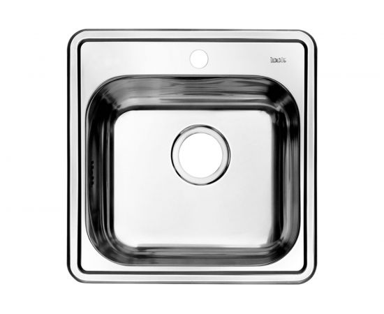 Мойка IDDIS Strit S, нерж. сталь, шелк, 485*485, ID STR48S0i77 