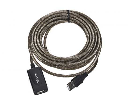 Удлинительный активный кабель Telecom USB2.0-repeater, Am--Af, 5м TUS7049-5M 