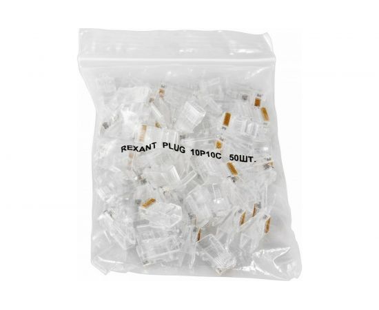 Джек RJ-50 10P10C CAT 5e REXANT 05-1041 – изображение 2