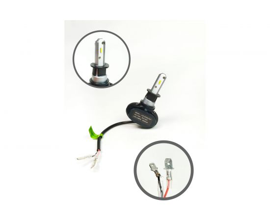 Светодиодные автолампы MYX Light S1 H3, 12 В, 18 Вт, CSP 1616, 6000 K, 2 шт. 010203 – изображение 2