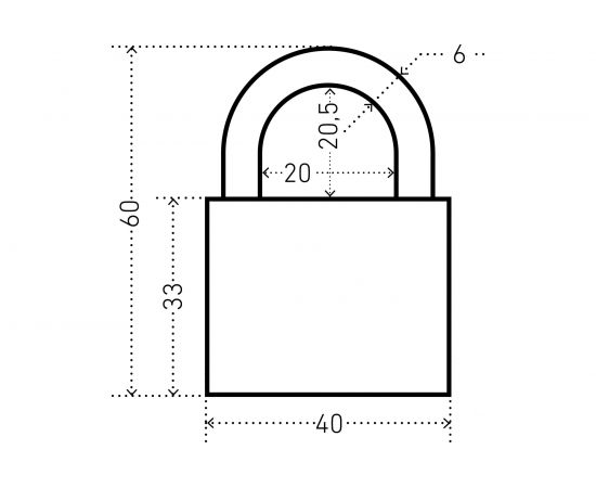 Навесной замок Аллюр ВС1Ч-4504 (6 мм; 5 ключей) 1416 – изображение 2