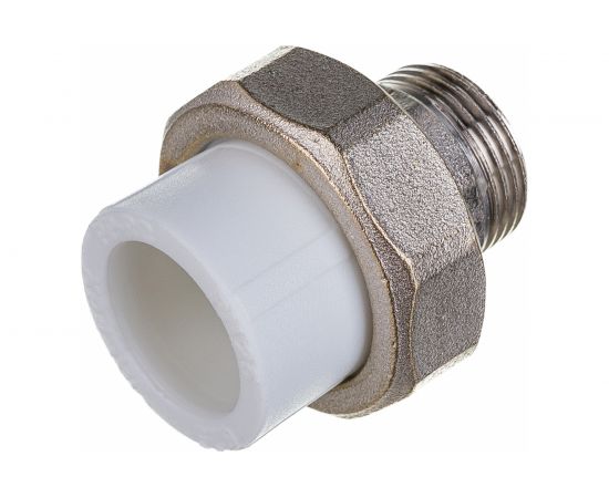 Комбинированная муфта VALFEX PP-R белая, разъем 25х3/4 дюйма НР 10156020 127-0224 – изображение 2