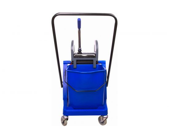 Уборочная тележка BRABIX 2 съемных ведра 23 л, механический отжим, пластиковый каркас 606659 – изображение 2