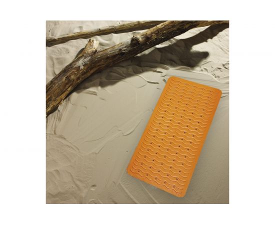 Противоскользящий коврик RIDDER Playa оранжевый, 38x80 68314 – изображение 2