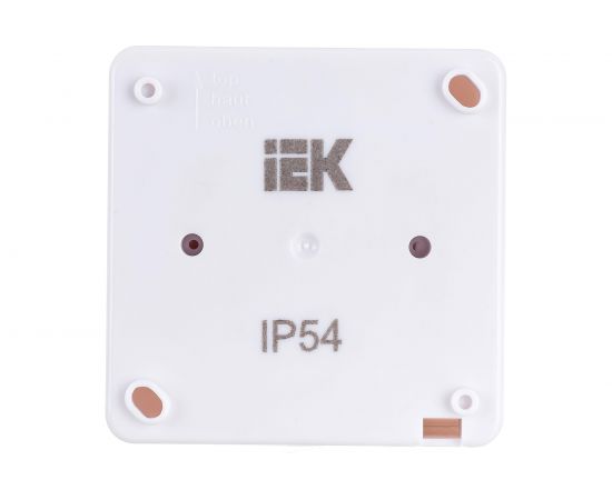 Одноклавишный кнопочный выключатель IEK ВСп20-1-0-ГПБ, проходной, открытой установки, IP54, цвет клавиш белый, ГЕРМЕС PLUS EVMP12-K01-10-54-EC – изображение 2