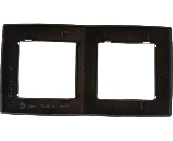 Рамка ЭРА 12-5002-13 на 2 поста, бронза Б0019371 – изображение 3