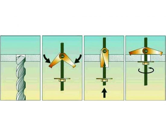 Металлический складной пружинный дюбель ГОСКРЕП M5 4-0014950 – изображение 3