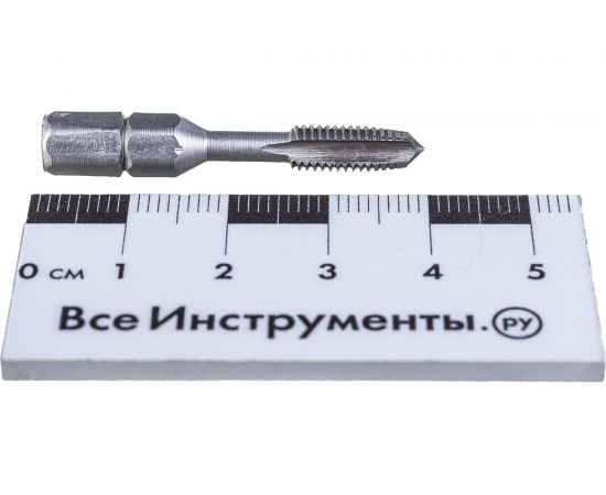 Метчик М 5 с хвостовиком HEX 1/4 дюйма Bucovice Tools 940050 – изображение 3