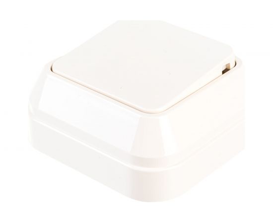 Выключатель накладной одноклавишный, белый Makel Siva Ustu 45201 – изображение 3