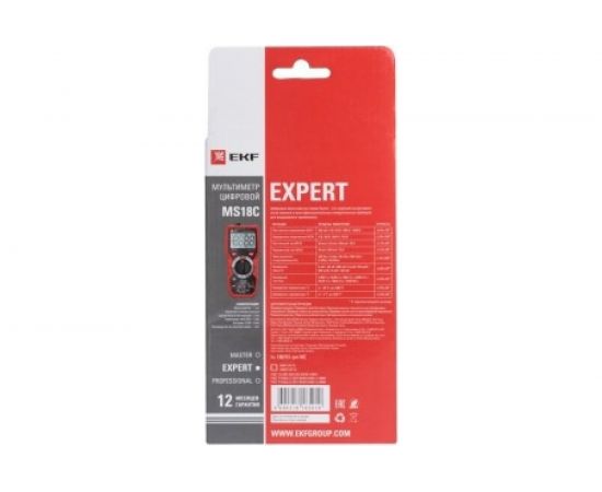 Цифровой мультиметр EKF MS18C Expert SQIn-180701-pm18C – изображение 4