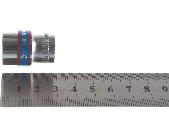 Торцевая стандартная двенадцатигранная головка 3/8"", 15мм KING TONY 333015M – изображение 4