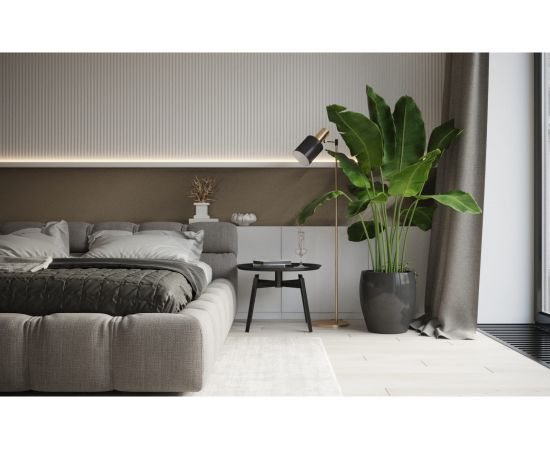 Стеновой молдинг (панель) Decor-Dizayn ""Грани"" ударопрочная, влагостойкая, под покраску 150Х10Х2000 мм DD904 – изображение 4