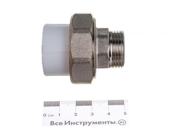 Комбинированная муфта VALFEX PP-R белая, разъем 25х3/4 дюйма НР 10156020 127-0224 – изображение 4