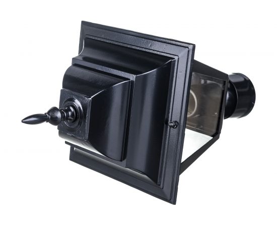 Садово-парковый светильник, четырехгранный на столб 100W E27 230V, черный Feron 4203 11028 – изображение 4