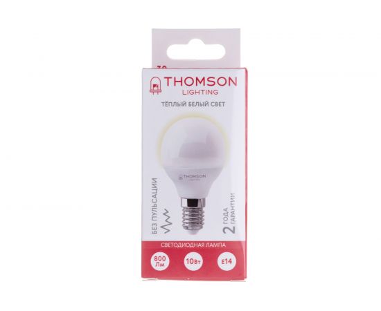 Светодиодная лампа THOMSON LED GLOBE 10W 800Lm E14 3000K TH-B2035 – изображение 5