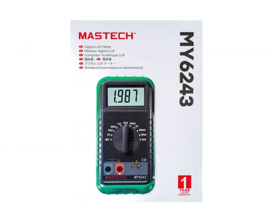 Цифровой мультиметр-измеритель емкости и индуктивности MASTECH MY6243 00-00000274 – изображение 5