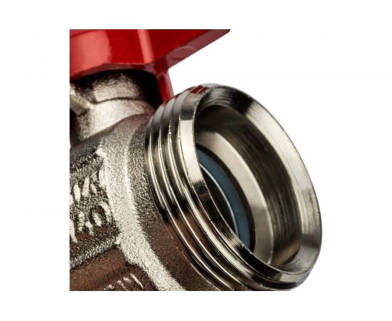 Комплект прямых шаровых кранов с термометрами STOUT 1" SMS-1000-030001 – изображение 5