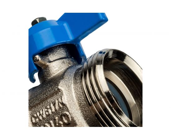 Комплект прямых шаровых кранов с термометрами STOUT 1" SMS-1000-030001 – изображение 6