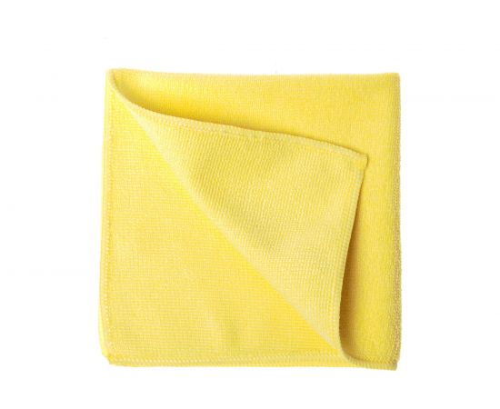 Салфетка HQ Profiline, 30 х 40 см, для глянцевых поверхностей, микроволоконная, желтая, 73609 