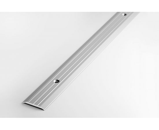 Порог прямой алюминиевый (25 мм, 1,8 м, анодированный, Серебро) ЛУКА 00000002295 