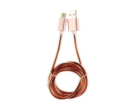 Кабель для Apple Cablexpert, AM/Lightning, серия Gold, длина 1 м, золото, блистер, CC-G-APUSB02Cu-1M 