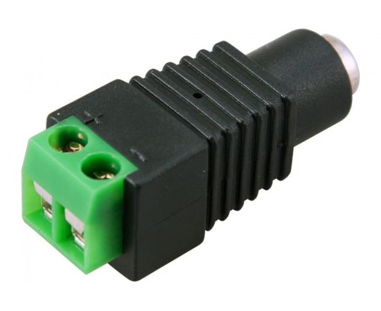 Разъем питания REXANT гнездо 2.1х5.5 с клеммной колодкой 14-0315 