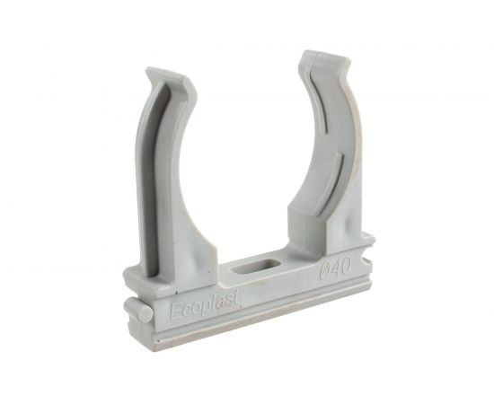 Держатель-клипса для труб Экопласт CF40G D40 мм, 10 шт 41740-10 