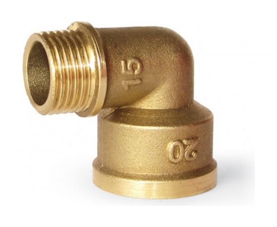 Уголок LEXLINE 3/4-1/2 нар/вн., латунь, 20-15 Украина 513297 