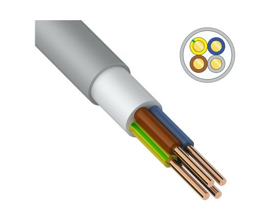 Кабель NUM-J ККЗ 4x2,5 кв.мм 100 м ГОСТ 01-8709 