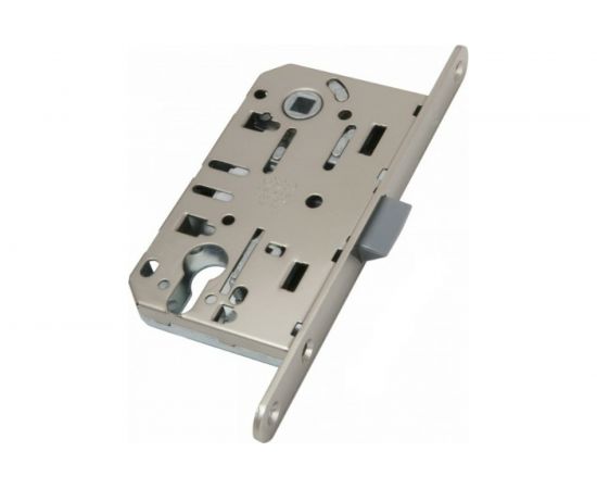 Замок AGB межк. под цил. MEDIANA EVOLUTION B01103.50.34.567 с отв. планкой B01000.13 мат хром 25807 