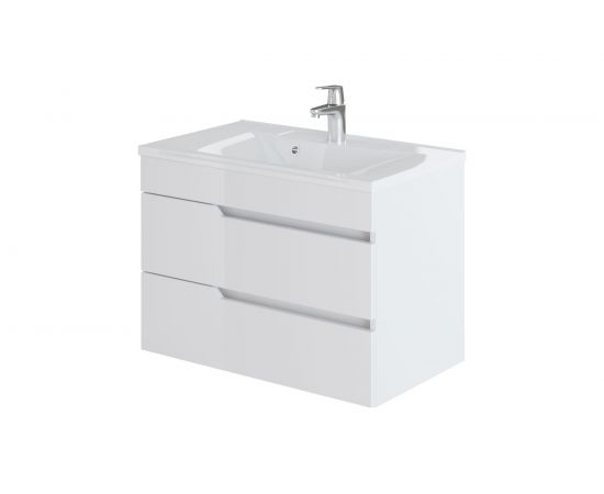 Подвесная тумба с раковиной ИТАНА Александра 75 742х445х551 24587 