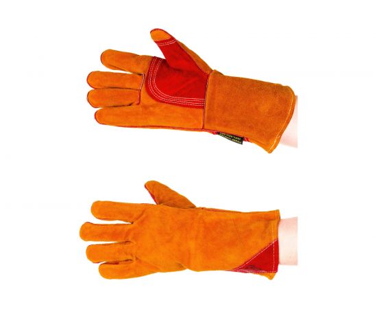 Усиленные спилковые краги ГК Спецобъединение СИБИРЬ RL4 Трек Люкс 6550 ПЕР218 