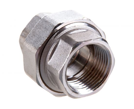 Разъемное соединение Uni-Fitt В 1"" с прокладкой O-RING, никелированное 655N4000 – изображение 2