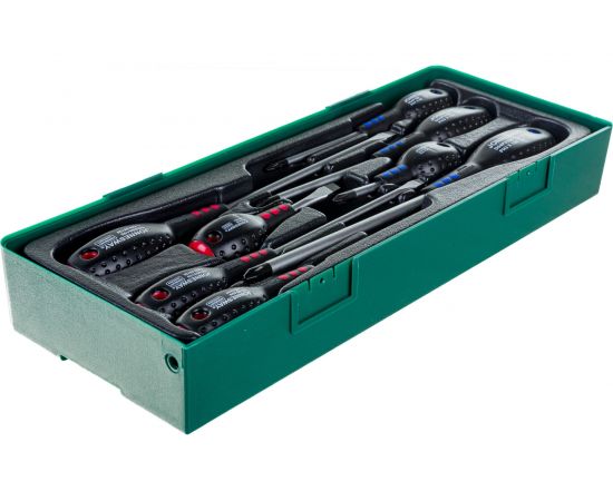 Набор отверток стержневых FULL STAR Jonnesway D04PP08SP в ложементе, 8 предметов 48152 – изображение 2