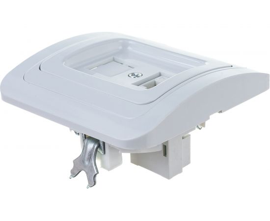 Компьютерная розетка, белая Makel 5Е Mimoza 12035 – изображение 3