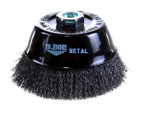 Щётка чашечная гофрированная METAL Standard (125 мм; М14) для УШМ D.BOR D01-MS-125-M14-030 – изображение 3